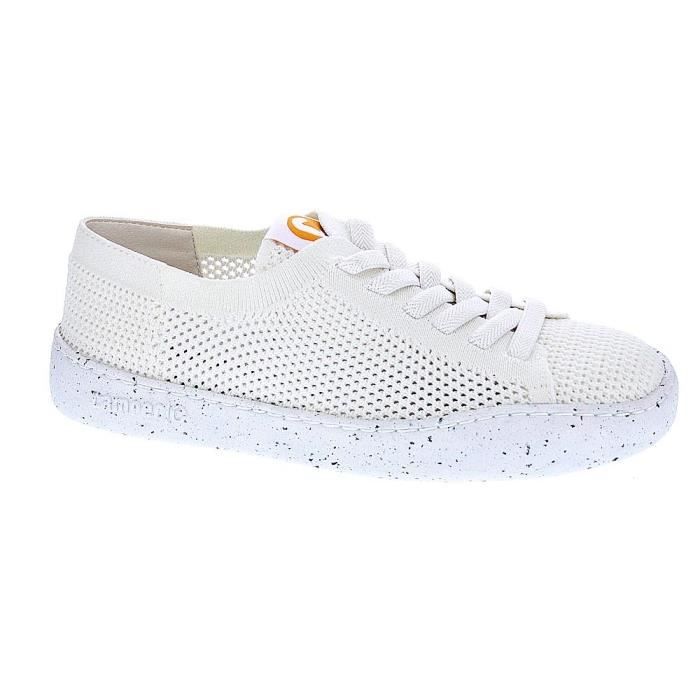 Camper Baskets basses - Camper Peu Femme Blanc - Lacets - Textile