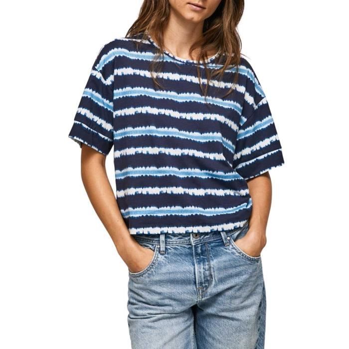 Pepe Jeans Blue Cotton T-Shirt