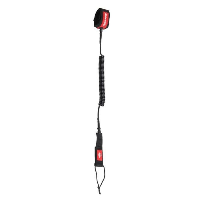 Yueser Leash de Surf 2 pi/èces Pied de Planche de Surf Corde avec Connecteur Pivotant pour Stand Up Paddle Board Flexible Confortable