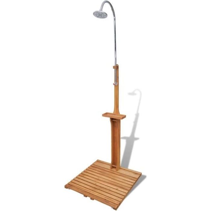 Douche de jardin Douche solaire en bois Cdiscount Sport