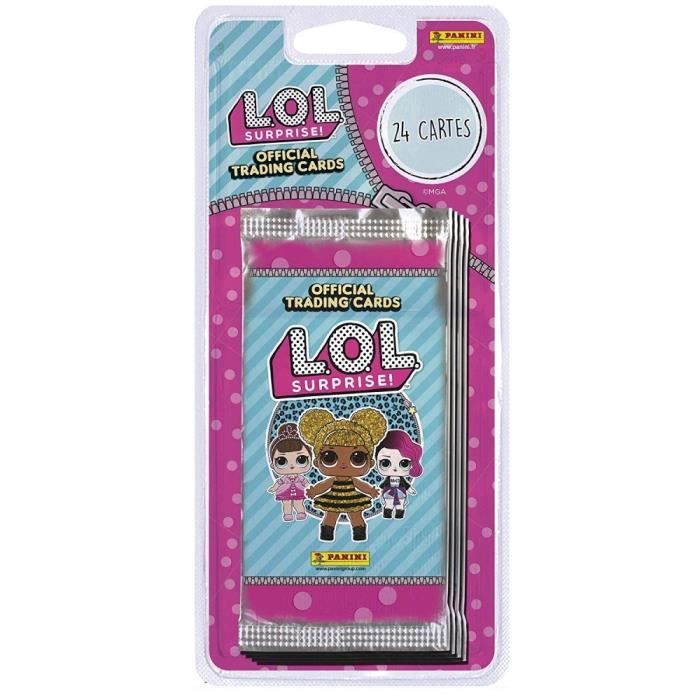 surprise 5 pochettes PANINI LOL L.O.L 2 Hybride Sticker Album