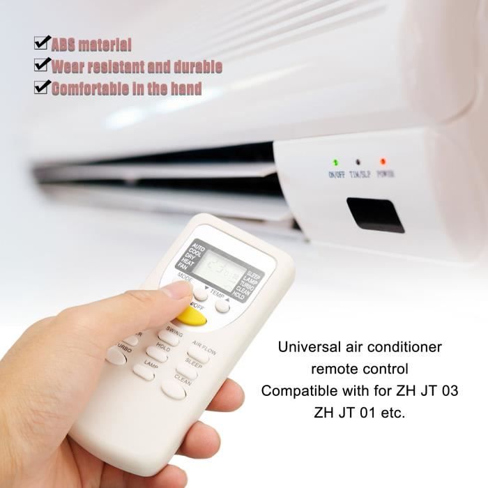 Telecomando Universale Per Climatizzatore CHIGO - Sostitutivo Per Modelli ZH JT 03, ZH JT 01, CS 25V3A, M84AL, Facile Da Usare Con Pulsanti Sensibili