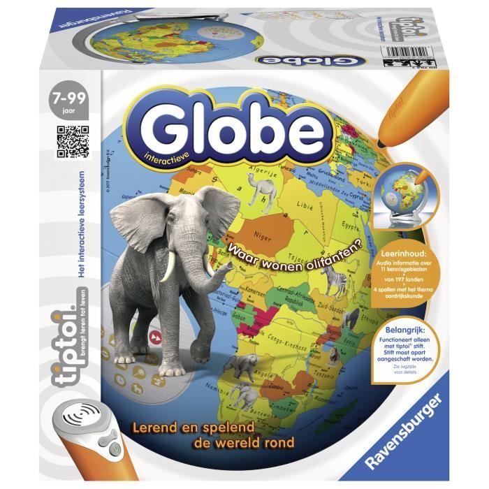 Ravensburger tiptoi tiptoi Interactieve Globe NL, BatteriePile