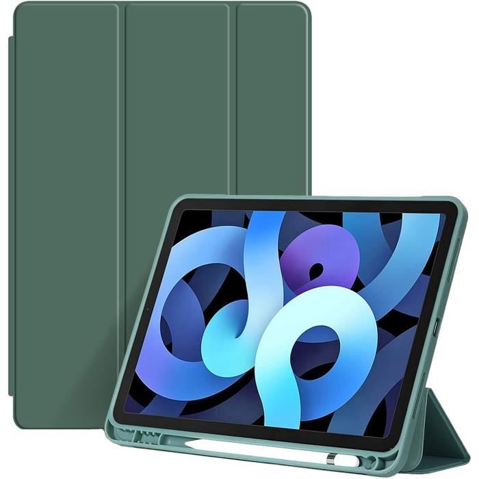 EspZanthic Étui Pour IPad 10,2" 7e/8e/9e Génération - Porte Pencil, Veille/Réveil Auto, Support Tri-Stand