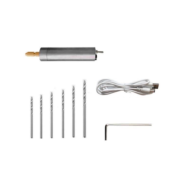 Bricolage Mini Perceuse éLectrique Outil de Forage éLectrique pour ...