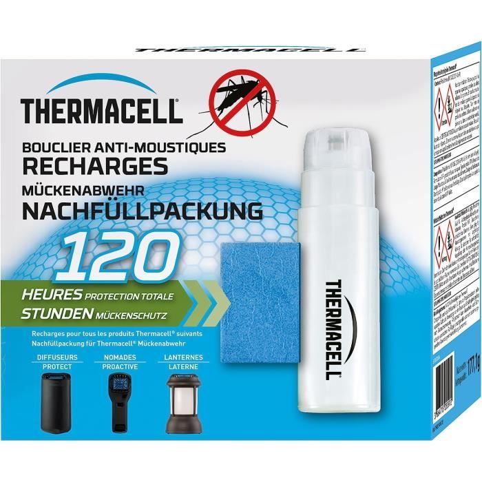 THERMACELL Recharges 120H Bouclier diffuseur et Lanterne Anti