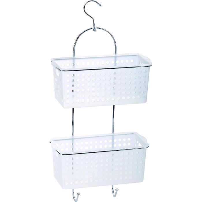 Gatuida Lot De 2 Paniers Suspendus Congélateur – Rangement Maille Métal Blanc Pour Réfrigérateur & Congélateur Coffre