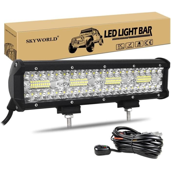 Phare De Travail LED Fxlpower 30W 12V 24V IP68 - Lot 2 Feux Tout-Terrain 4x4 SUV
