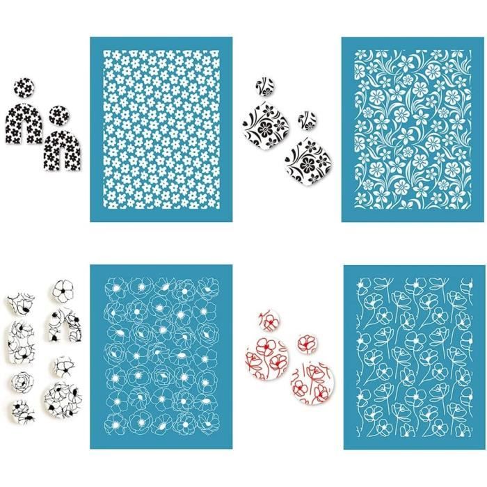 Kit de sérigraphie réutilisable - Snowflake - Impression sur bijoux Kit de sérigraphie réutilisable - Snowflake - Impression sur bijoux