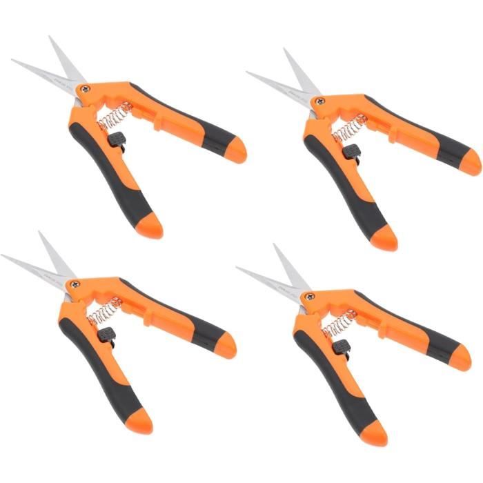 12 Pièces Cisailles De Jardin Printemps Ciseaux En Acier