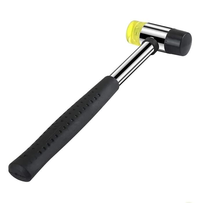 Marteau En Caoutchouc Rigide Ruthe - 1500 G, Manche En Frêne - Pour Travaux Délicats, Pavage - 11