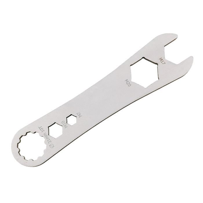 XLC TO-S18 Clé à pédale vélo 15 mm robuste avec manche antidérapant XLC TO-S18 Clé à pédale vélo 15 mm robuste avec manche antidérapant