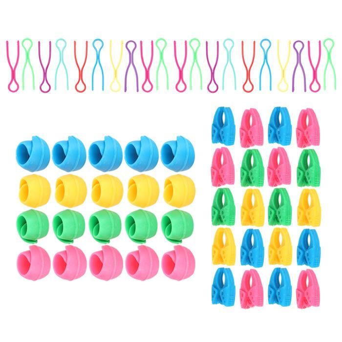 100 Pinces à Fil Pour Bobines De Couture - En Silicone Souple, Réutilisables, Gain De Temps Et Anti-emmêlement - 3