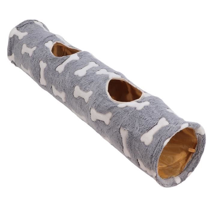 Comparer les prix de VINGVO Jouet de tunnel de chat en peluche Tunnel en peluche pour chat jouet pliable résistant aux rayures petit tunnel pour animaux