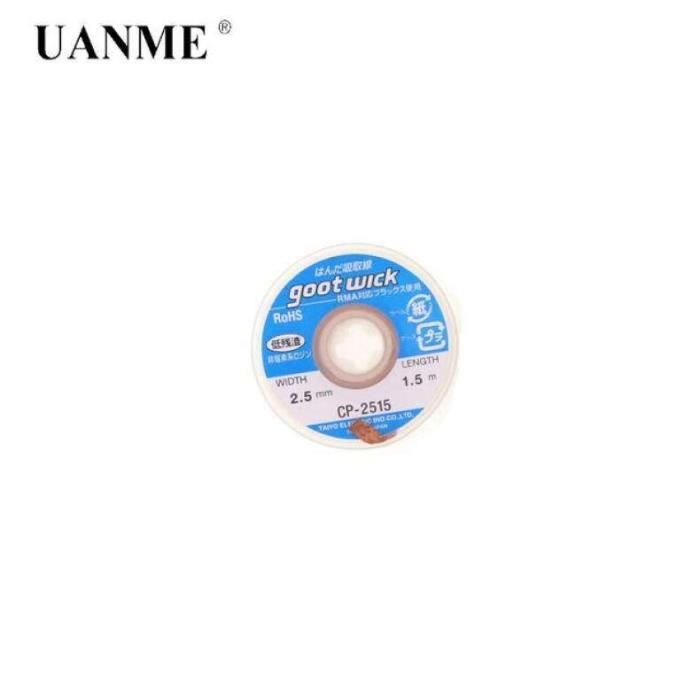 Bobine De Mèche à Dessouder Goot (TAIYO) 3,5 Mm De Diamètre - Longueur 30 Mètres - Réf. CP-35B - Neuf