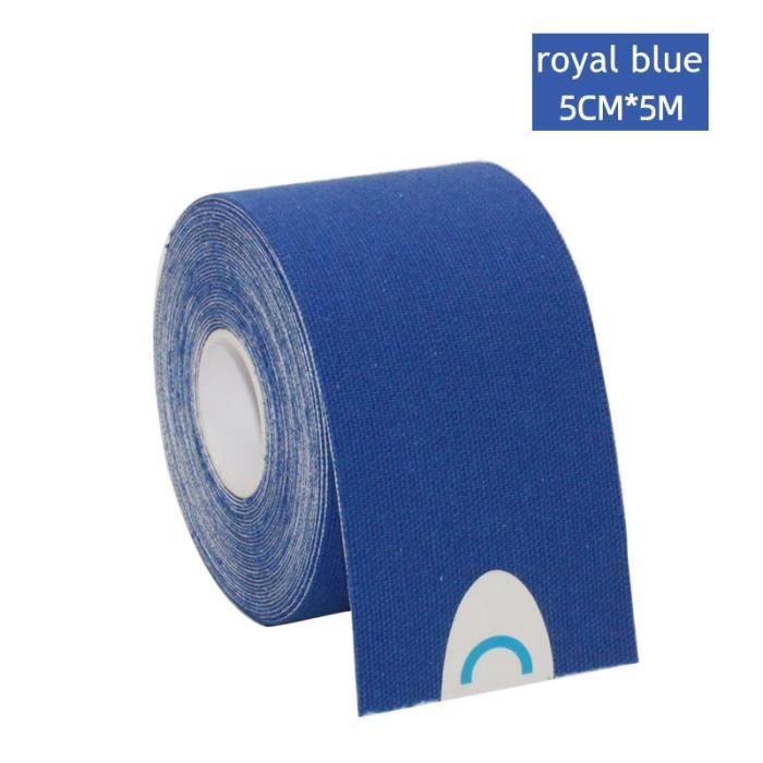 RUBAN ADHESIF ELECTRICITE,royal blue-2.5cm 5m--Bande de kinésiologie  élastique pour le Sport, en coton, imperméable et respirant, pr - Cdiscount  Bricolage