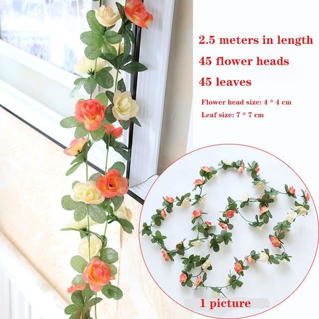 6 Roses Artificielles En Soie - Fleurs Real Touch Pour Décoration Maison/Mariage - Rouge