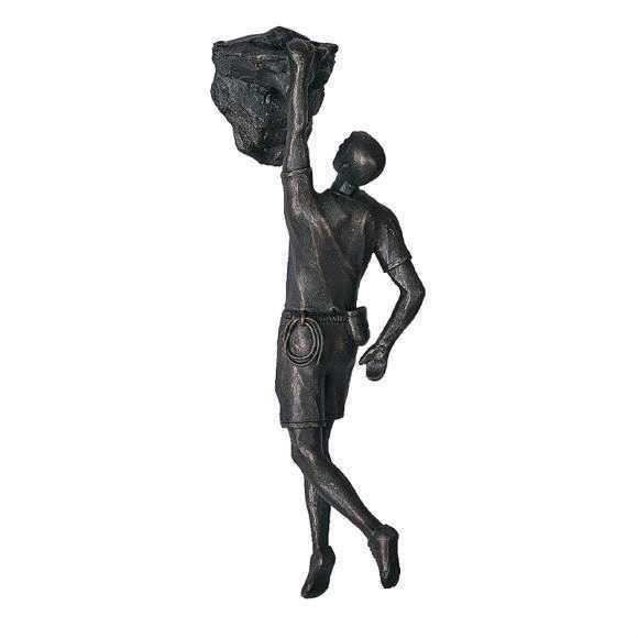 Statue Ange Murale En Résine Dorée - Décoration Rétro Élégante Pour Intérieur Et Extérieur