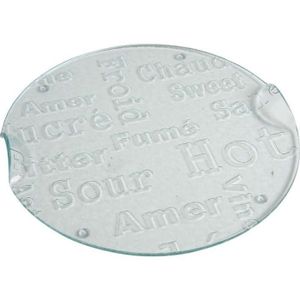 Petit Plat De Service Rond Inox - Vintage - Fabrication Française - Occasion