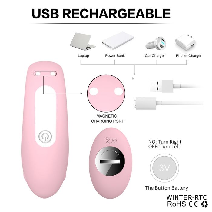 Vibromasseur Langue Rose Pour Cunnilingus – Silicone, USB Rechargeable, Multivitesses – Sextoy Discret