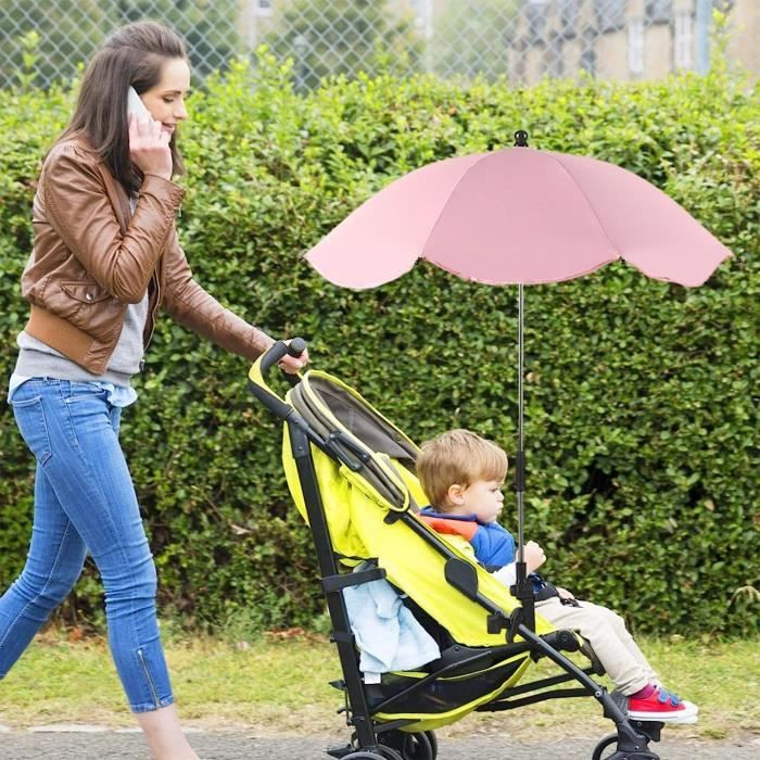 Parasol Poussette Bébé Universelle, Ombrelle Pour Poussette Anti UV 50+, Parapluie  Poussette Avec Pince Réglable Et Bras Réglable - Cdiscount Puériculture &  Eveil bébé