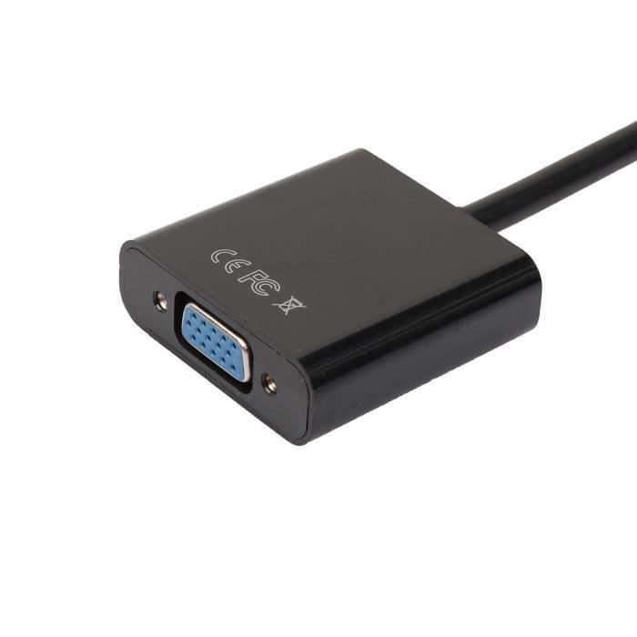 Câble Mâle Vers DVI (24 + 5) Femelle + VGA 15 Broches, Adaptateur Pour Cartes Vidéo Haut De Gamme, 0.2m