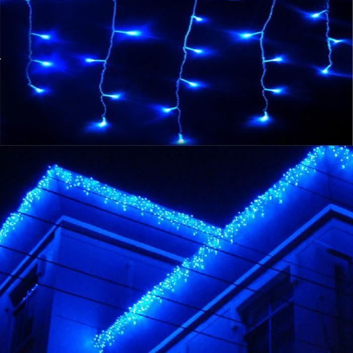 Guirlande lumineuse 30 m 300 LED Blanc chaud et 8 jeux de lumière - Guirlandes  lumineuses pour extérieur - Décomania