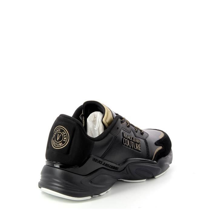 Versace Basket homme 73YA3SW6 coloris Noir pointurehomme