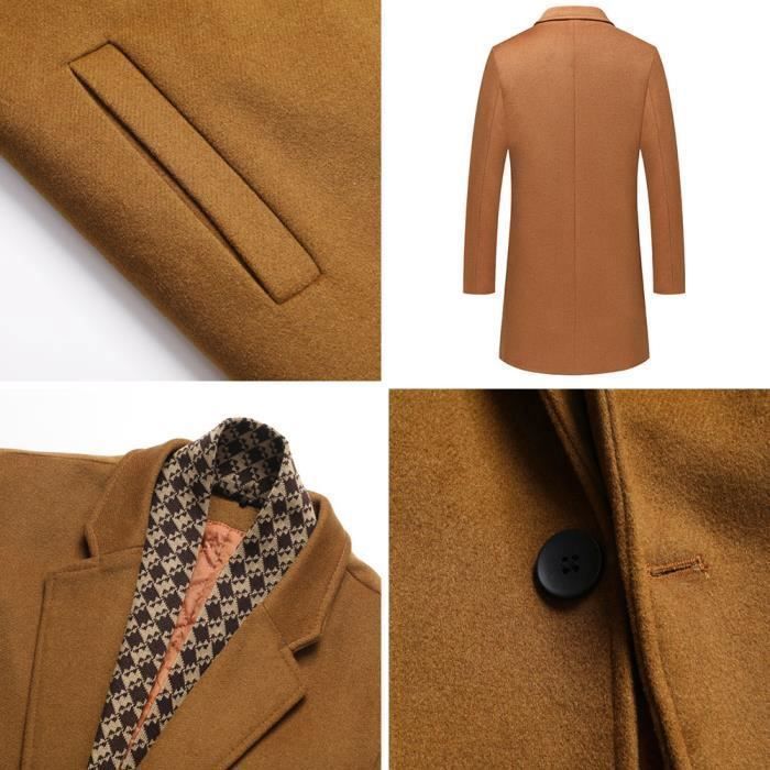 Caban deals homme camel