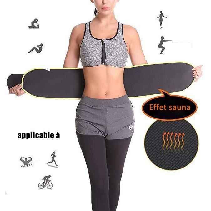 TD Ceinture de sudation ventre homme femme corset ventre plat