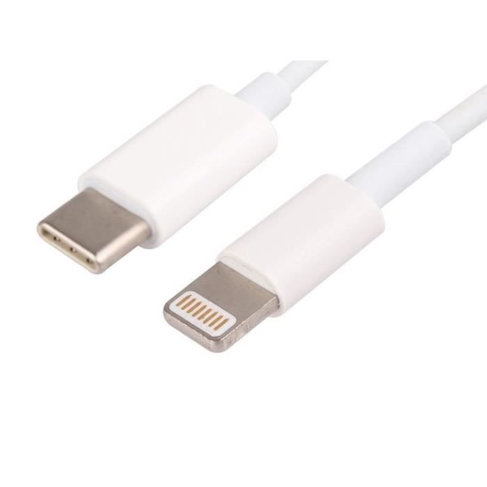 Lot De 2 Câbles IPhone 2m Nylon Tressé – Charge Rapide 3A MFi Certifié, Lightning Compatible IPhone 14/13/12/11/X/8/SE