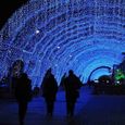 30M 300LED Guirlande lumineuse d'extérieur et d'intérieur Chaîne de noël fée lumière décoration de mariage de fête Noël - bleu-2
