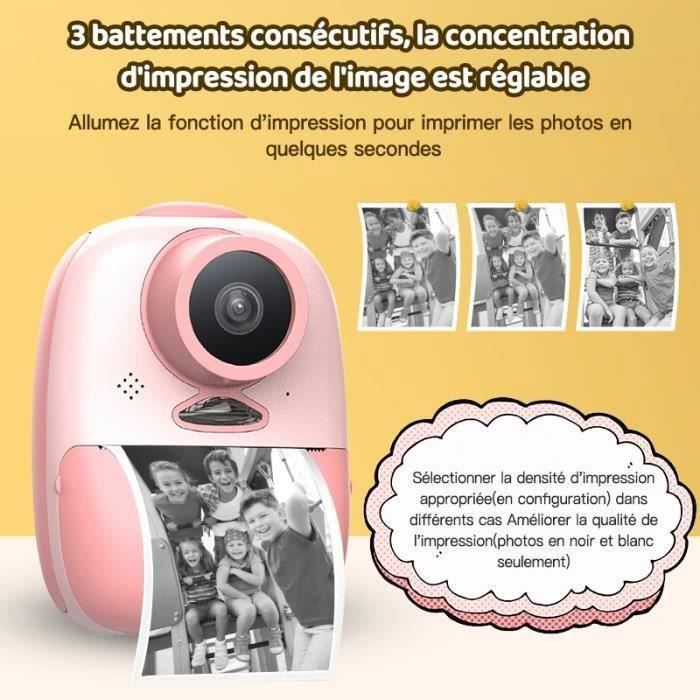 Appareil Photo Impression Instantanée Selfie Video Papier Thermique 250  Photos