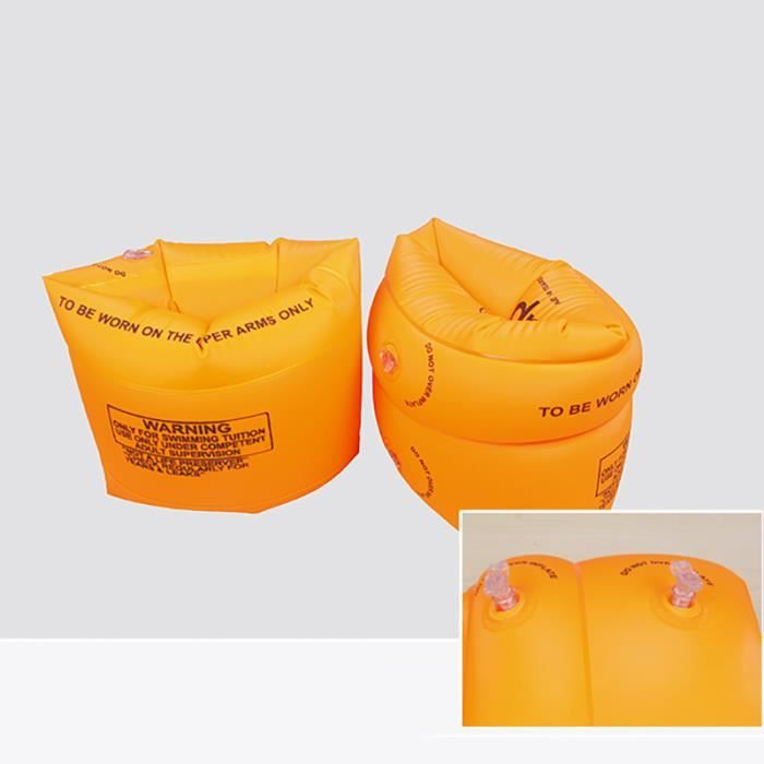 Orange - brassard piscine enfants bouee gonflable piscine Anneau de bras de  natation pour enfants, pliable, g