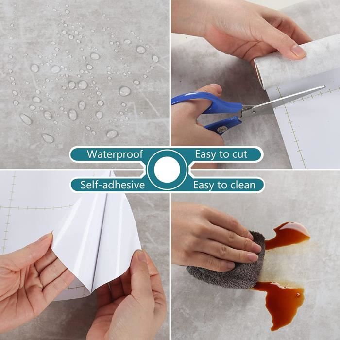 Papier Adhesif pour Meuble Blanc 30CM x 5M Rouleau Adhésif Décoratif  Texturé en Lin Autocollant Meuble Imperméable Papier Peint Adhe - Cdiscount  Bricolage