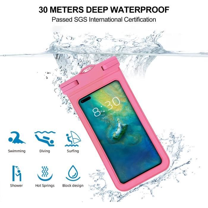 Housse etui etanche pochette waterproof anti-eau pour Crosscall Action X3