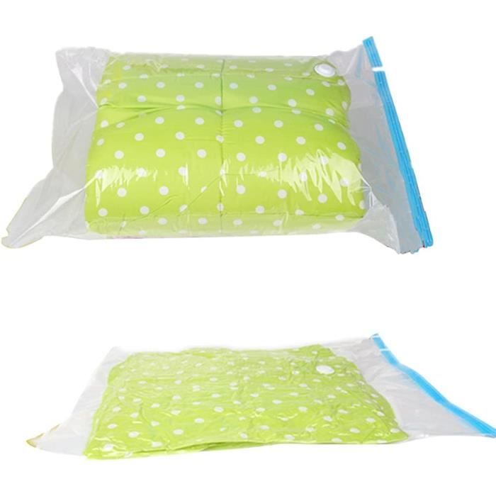 Lot De 6 Housses De Rangement Sous Vide Aspirable Avec 1 Pompe Pour Vetements Et Couettes O525 Cdiscount Maison