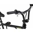Licorne Bike Jump Premium BMX Système de rotor à 360° 4 niveaux en acier [Freestyle, Noir-Jaune]-3