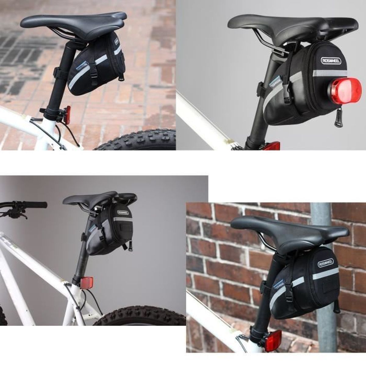Sac De Selle Antichoc Pour Vélo Bicyclette Pour Le Cyclisme Sacoche Étanche