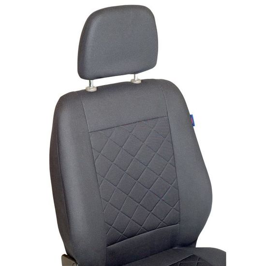 Noir-Gris triangles Sitzbezüge pour PEUGEOT EXPERT Siège-auto référence Set 1+2 Noir-Gris triangles Sitzbezüge pour PEUGEOT EXPERT Siège-auto référence Set 1+2