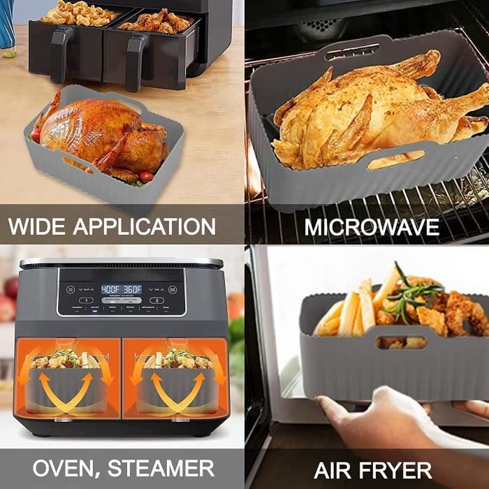 Accessoires de friteuse à air, double panier Accessoire Airfryer