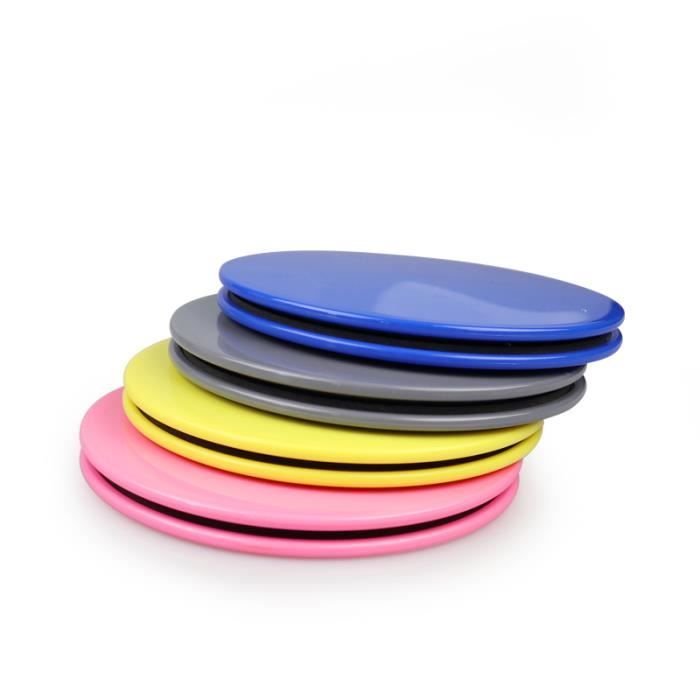 Lot De 2 Disques Coulissants Pour Exercice – Fitness, équilibre, Slider – Pour Abdos, Dos, Hanches, Jambes – Double Face – Pour Moquette, Bois, Carrelage – Salle De Gym, Yoga