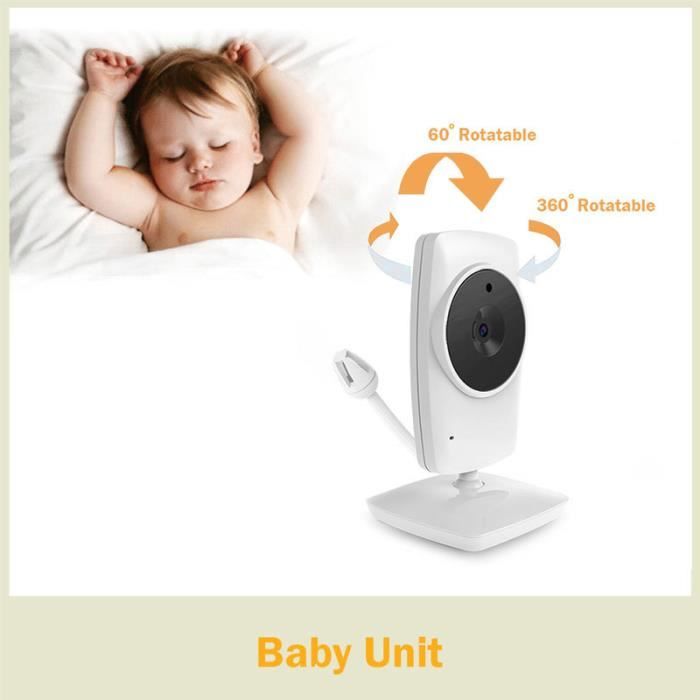 Babyphone Vidéo, BOIFUN Baby Phone Caméra Surveillance Numérique Sans Fi