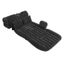 Jilong Mixte Adulte Twin CBH 1 Homme Lit de Camping 195x94x38 XL Velour Matelas Gonflable Lit dinvit/és Extra Haut Noir 1 Personne