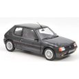 Voiture Miniature de Collection - NOREV 1/18 - PEUGEOT 205 GTi 1.6 - 1988 - Grey - 184845-0