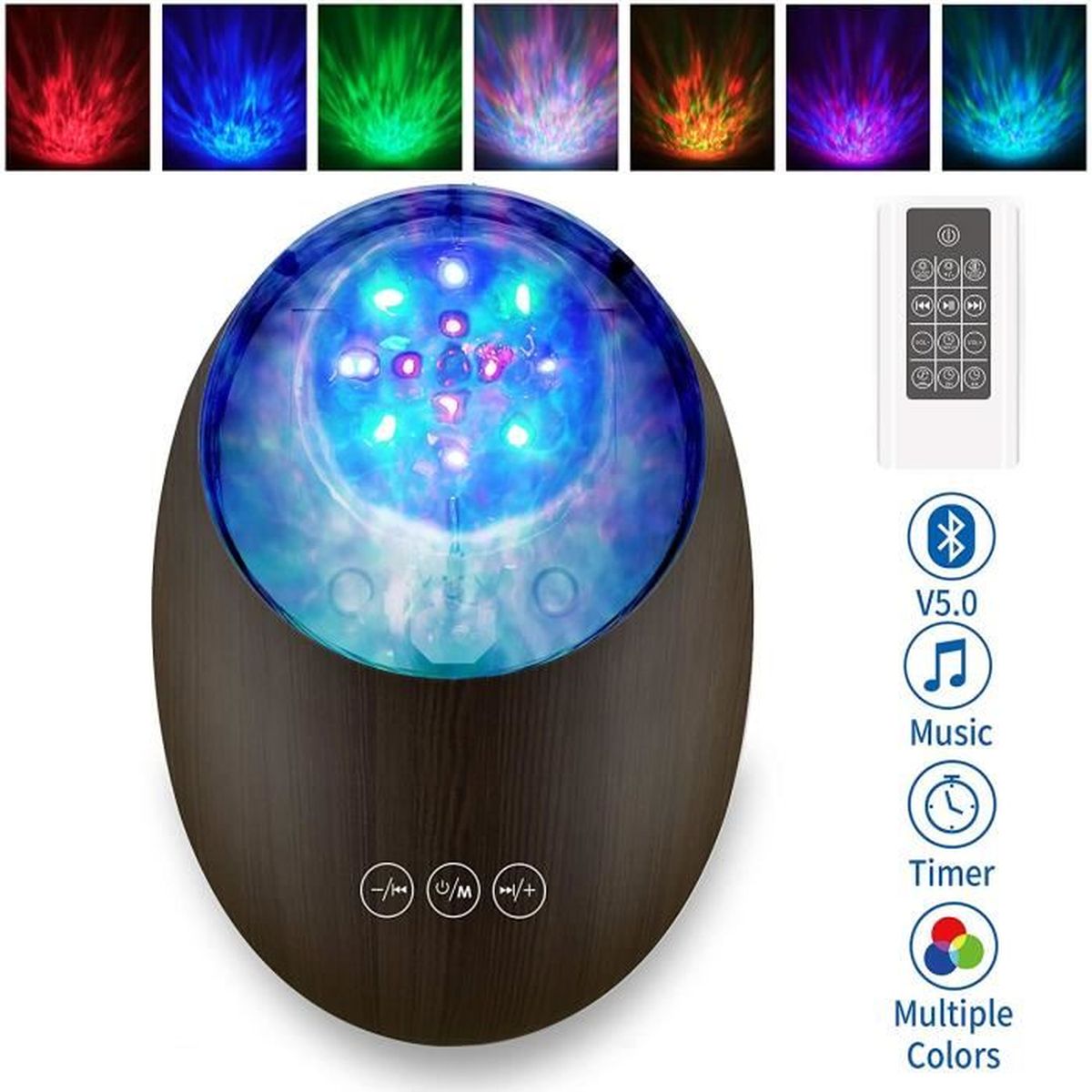 Veilleuse Enfant Veilleuse Musicale Et Lumineuse Lampe Chevet D Ambiance Lampe Projecteur Vagues Ocean Avec Telecommande Musicale Mi Bleu Cdiscount Pret A Porter