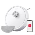 Roborock Q7 M5 Set Aspirateur Robot Laveur 10000 Pa, Double Anti-emmêlement, Navigation avec LiDAR Précis,Blanc