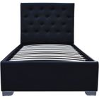 HABITAT ET JARDIN Lit simple avec coffre "Tino" - 90 × 190 cm - Noir