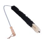 LISERE VERT Brosse-plumeau dépoussiérante pour radiateur | Plumeau flexible en poils de chèvre 120 cm | Liseré Vert