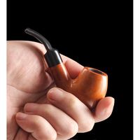 Mini pipe en bruyère classique, avec filtre, 9 mm, fumer, pipe à tabac, accessoires pour hommes, cadeau d'affaires